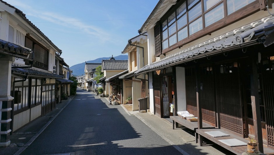 case del periodo Edo nel quartiere storico di Uchiko