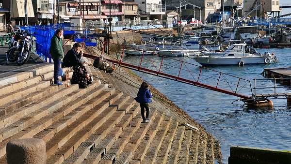 I gradini del periodo Edo porto Tomonoura