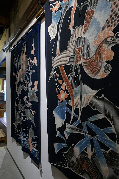 copri futon in esposizione al museo delle cose antiche a Tobe