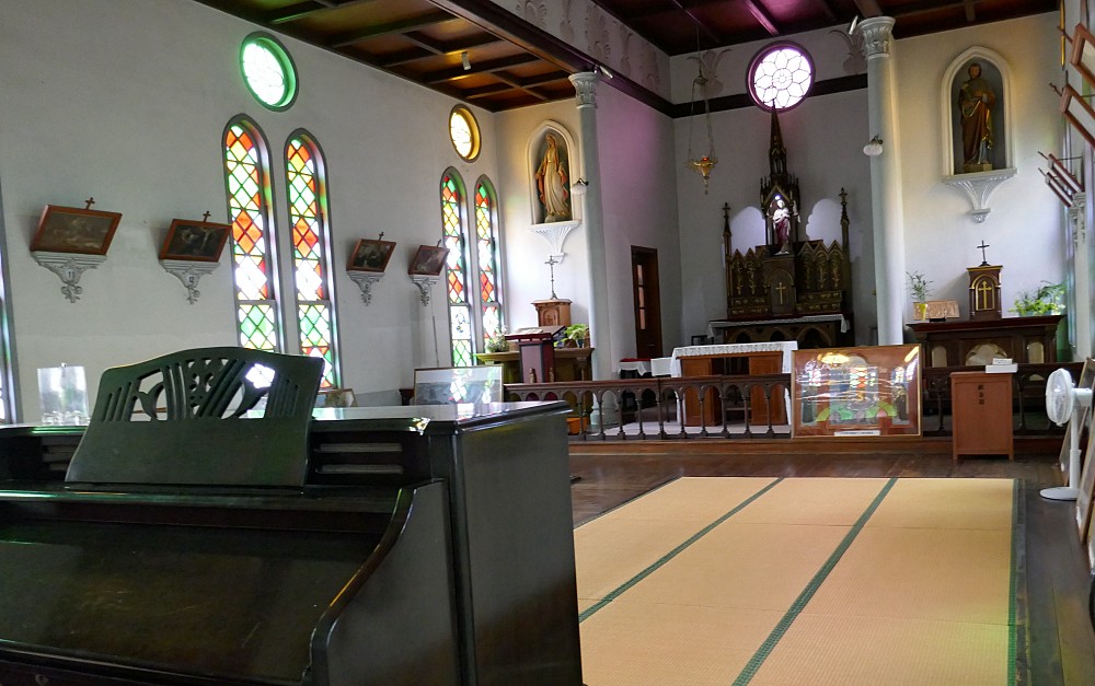 Chiesa Cattolica Tsuwano interno