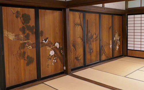 Fusuma dipinti tempio Yomeiji