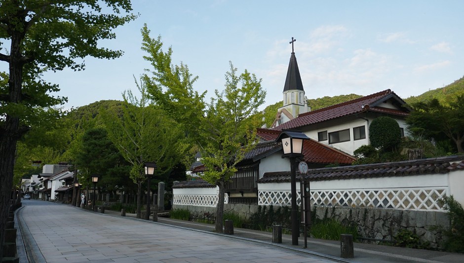 Veduta della Tonomachi-dori Tsuwano