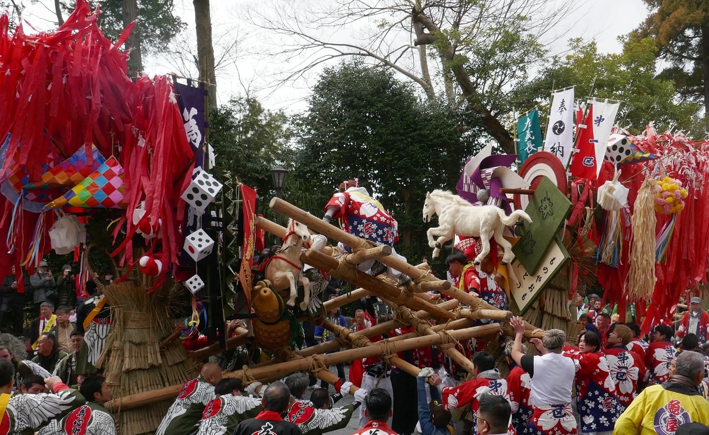 battaglia tradizionale al Saigicho matsuri