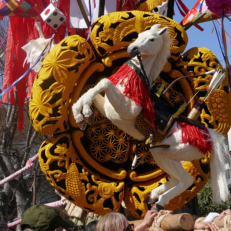 cavallo allegorico matsuri Giappone