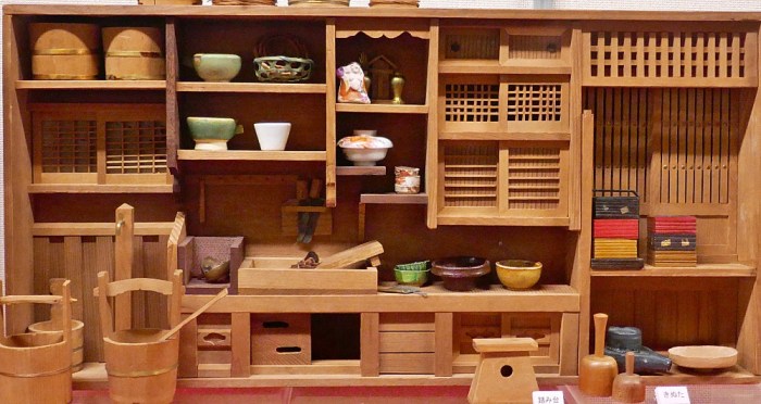 miniatura di cucina tra il 1920-1930