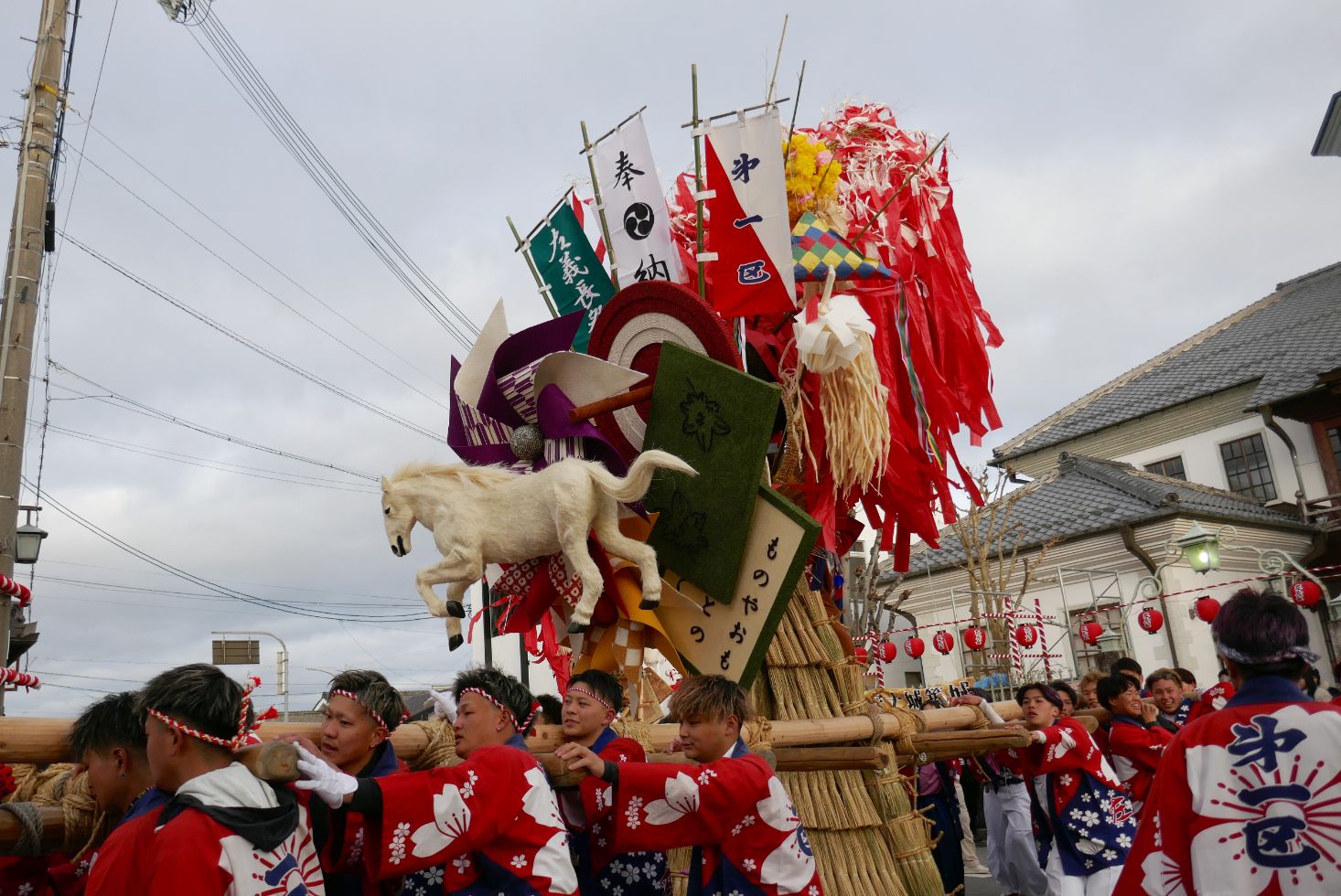 carro tradizionale del Sagicho matsuri